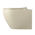 VELDMAN Misa WC VITO BEŻOWY MAT Rimless TORNADO deska slim kaszmir