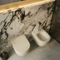 VELDMAN Misa WC VITO BEŻOWY MAT Rimless TORNADO deska slim kaszmir