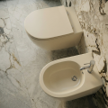 VELDMAN Misa WC VITO BEŻOWY MAT Rimless TORNADO deska slim kaszmir