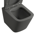 VELDMAN Misa WC Rimless IMPERIA deska wolnoopadająca slim szary mat