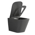 VELDMAN Misa WC Rimless IMPERIA deska wolnoopadająca slim szary mat