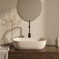 VELDMAN Umywalka ceramiczna nablatowa TOKYO SLIM PIASKOWY BEŻ