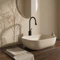 VELDMAN Umywalka ceramiczna nablatowa TOKYO SLIM PIASKOWY BEŻ