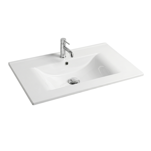 VELDMAN Umywalka ceramiczna wpuszczona w blat LACUS 80
