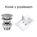 VELDMAN Korek KLIK KLAK z przelewem nikiel szczotkowany