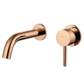 VELDMAN Ścienna bateria umywalkowa COSTA ROSE GOLD MIEDŹ
