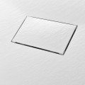 VELDMAN Biały brodzik prysznicowy TORINO SLIM 70 x 130 cm syfon