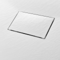VELDMAN Biały brodzik prysznicowy TORINO SLIM 70 x 80 cm syfon